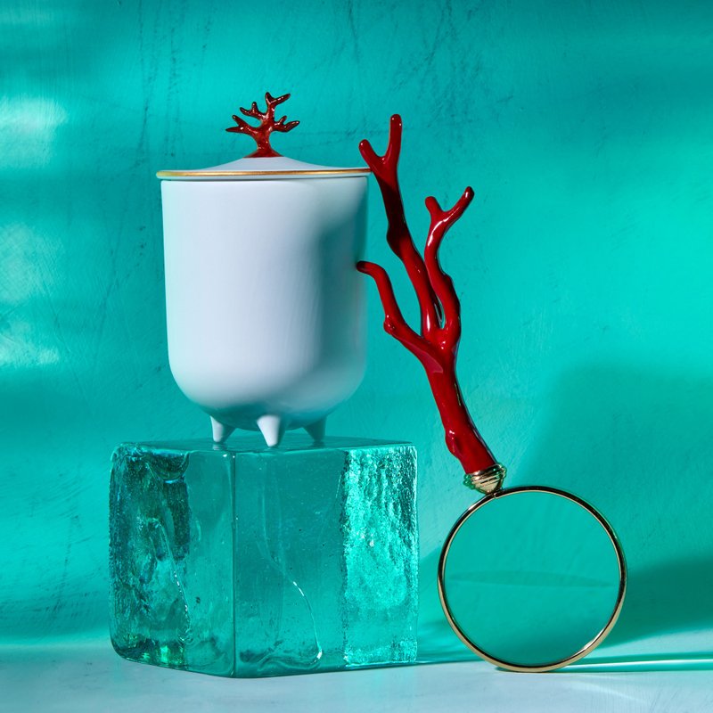 陶瓷香氛蠟燭-珊瑚【L'Objet】 - 擺飾/家飾品 - 瓷 白色