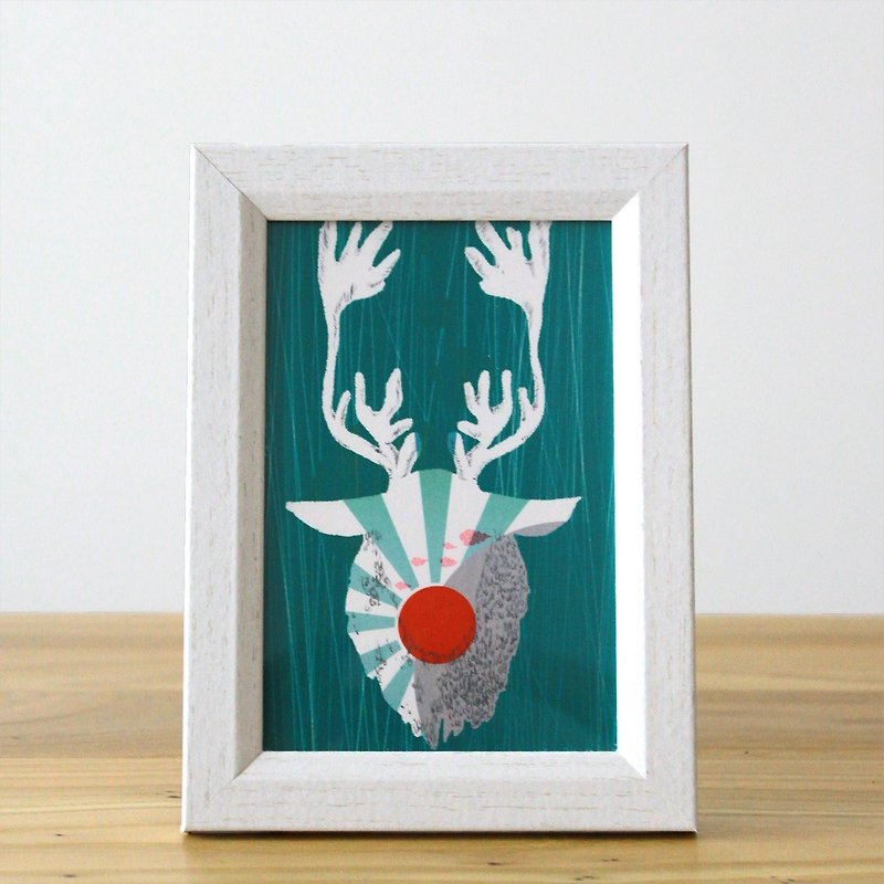 Rudolph+ - カード・はがき - 紙 グリーン