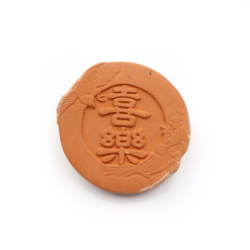 喜樂 磚雕吸水杯墊 - 杯墊 - 其他材質 
