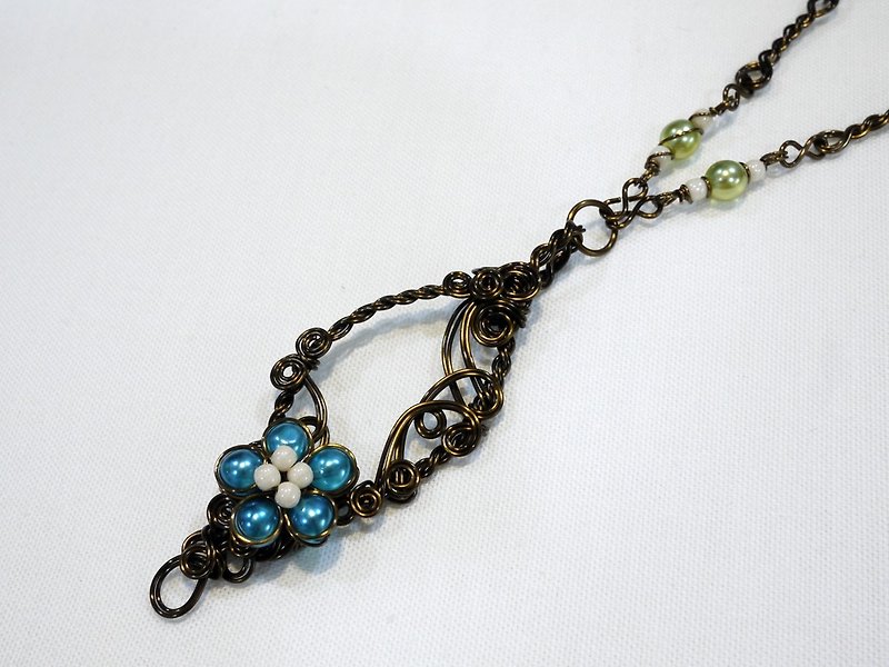 Secret Garden B - Necklaces - Other Metals Blue