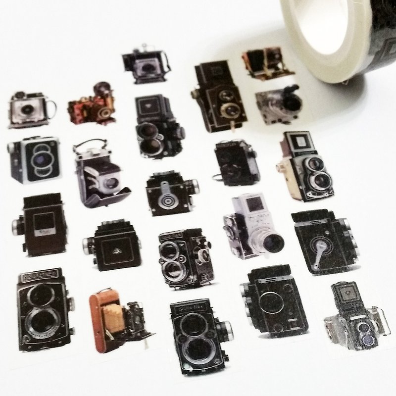 Masking Tape Old Camera - Washi Tape - Paper 