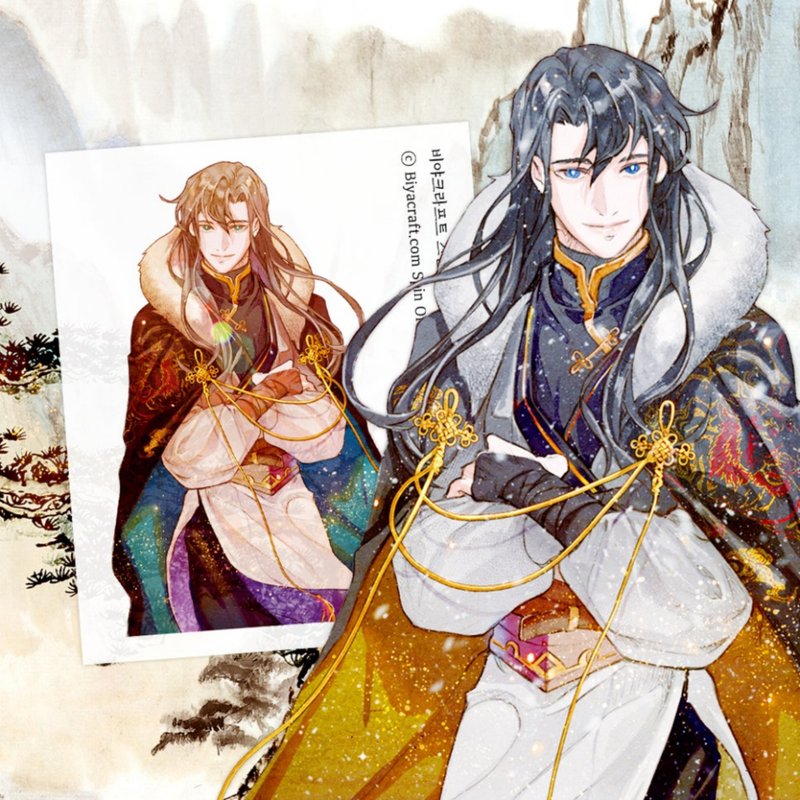 Spin off, Character, Dark Tortoise Jinrang - 貼紙 - 紙 咖啡色