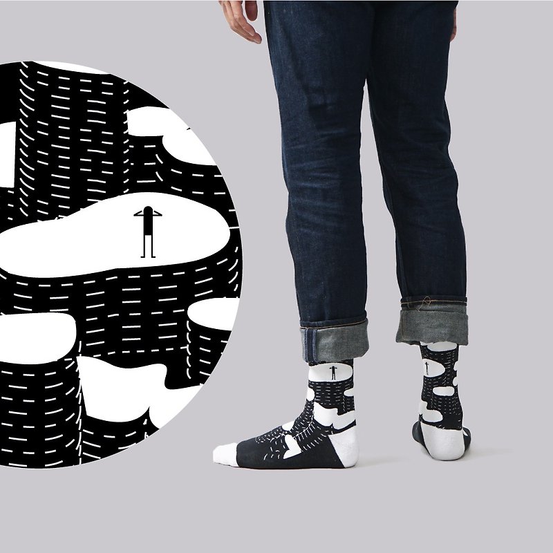 【Screaming】Socks, socks, low socks | Taiwan original design socks SoundsGood - Socks - Cotton & Hemp 