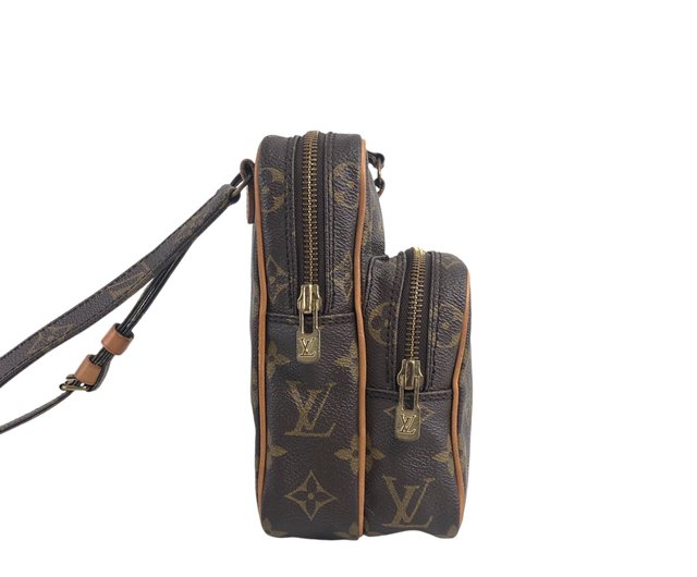 日本直送 名牌中古包 】LOUIS VUITTON ルイヴィトン モノグラム ショルダーバッグ ブラウン レザー M45238 ミニアマゾン  y5ytbv - ショップ VintageShop solo ショルダーバッグ - Pinkoi