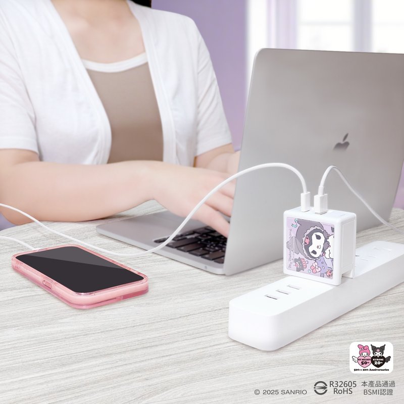 GARMMA 三麗鷗家族 週年系列 氮化鎵GaN 65W - 快充電源充電器 - 科技小物 - 其他金屬 
