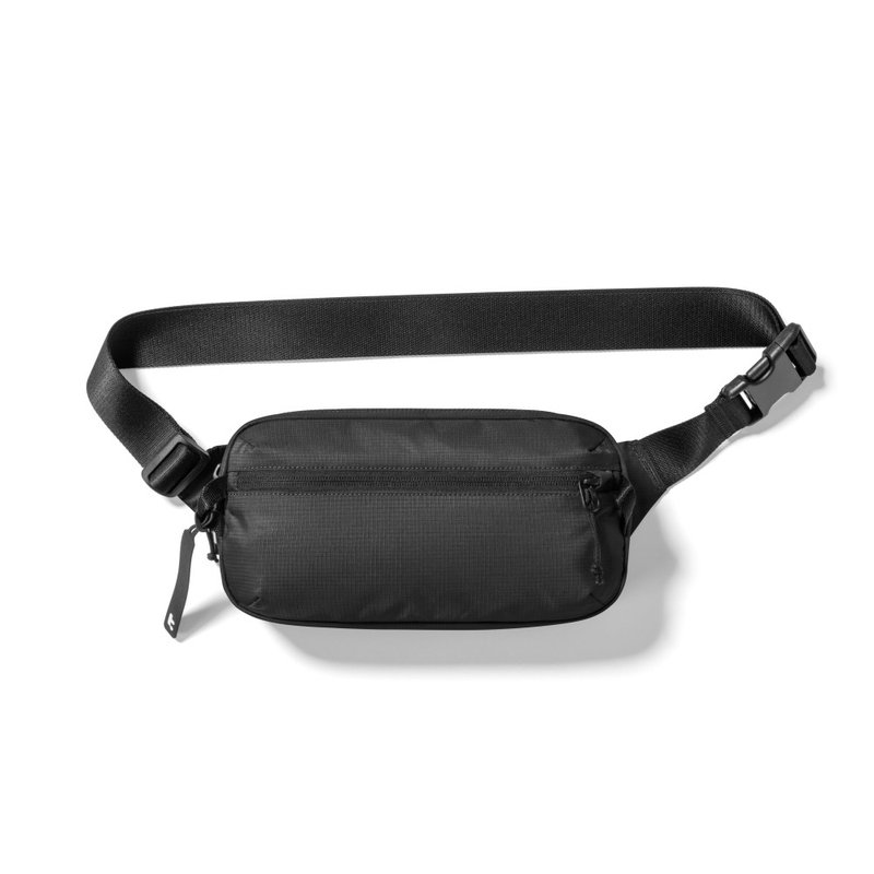 Tomtoc Urban Adventure Crossbody Bag Graphite Black-M - กระเป๋าแมสเซนเจอร์ - เส้นใยสังเคราะห์ สีดำ