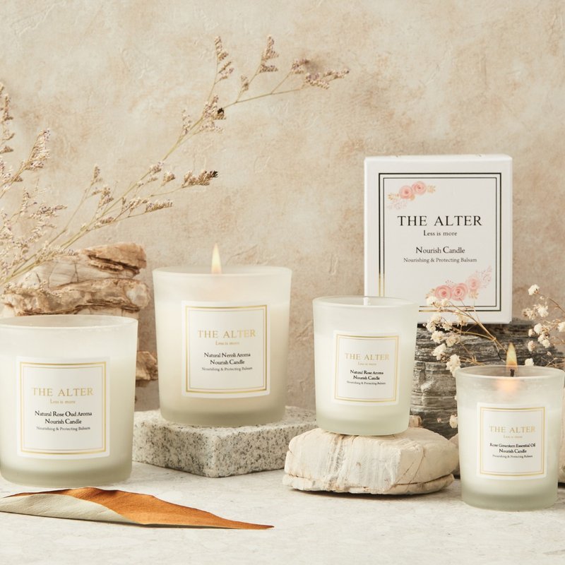 蠟燭福袋 l 隨機保養蠟燭__固態精油 浪漫香氛 潤澤肌膚 手工限量 - 香氛蠟燭/燭台 - 玻璃 