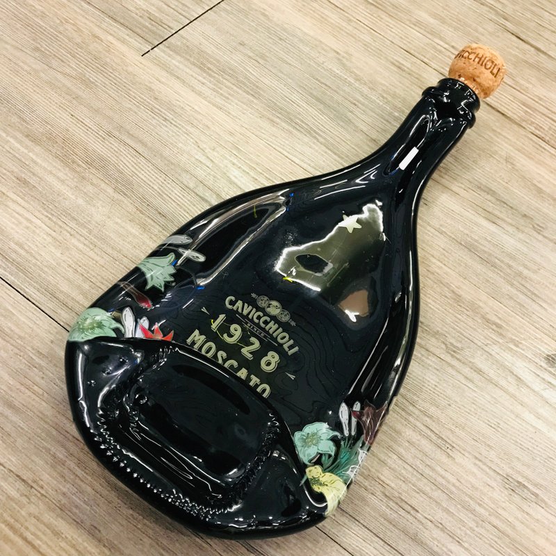 義大利Cavicchioli花之頌Moscato微甜氣泡酒  盛盤 - 盤子/餐盤/盤架 - 玻璃 