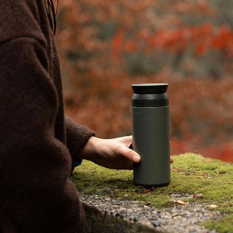 [New color] Japanese KINTO thermos bottle 350ml / 500ml - forest green - Vacuum Flasks - Stainless Steel 