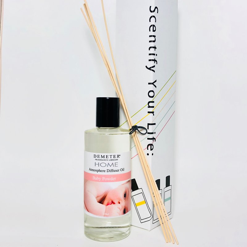 [Demeter] Baby Powder Space Diffuser Essential Oil 120ml - Fragrances - Glass Pink
