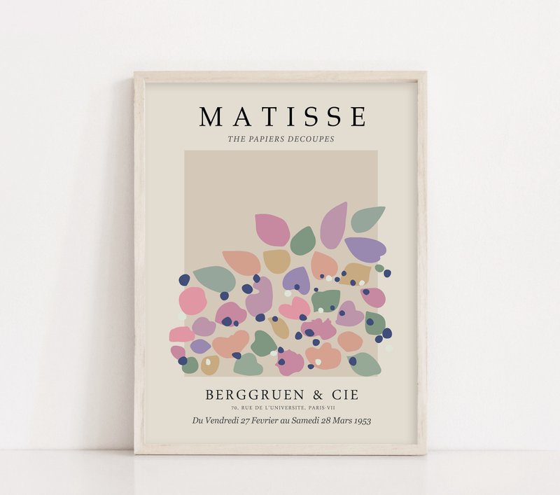 Matisse poster instant download - 其他數位設計 - 其他材質 