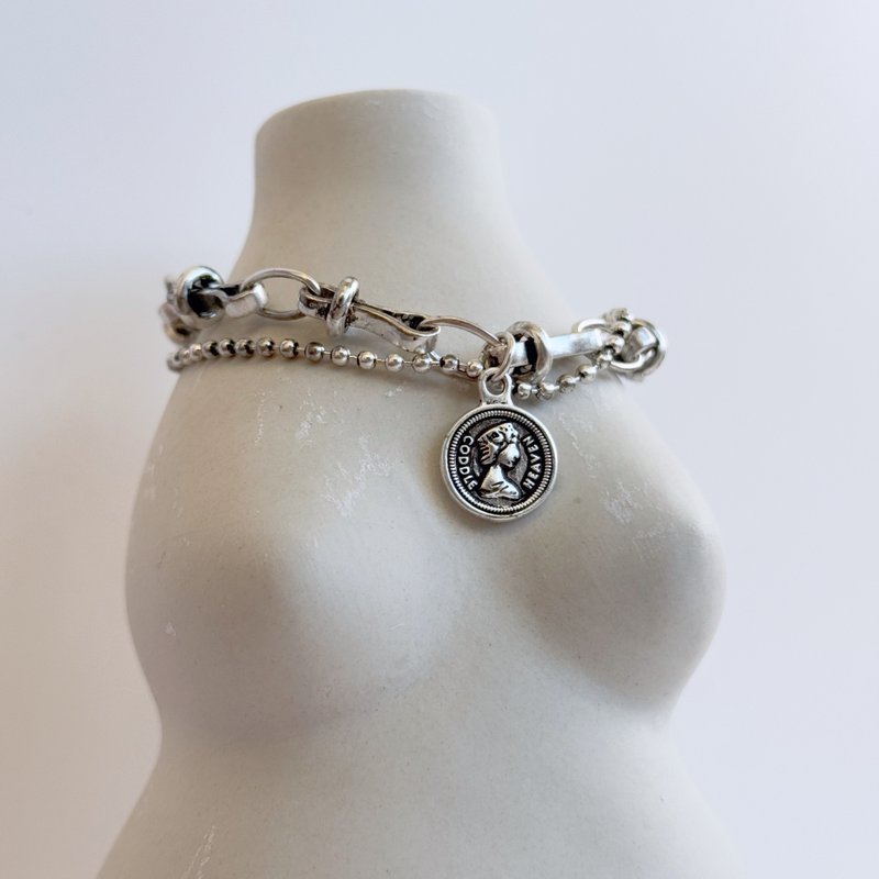 復古君主手鍊 - 手鍊/手環 - 銀 銀色