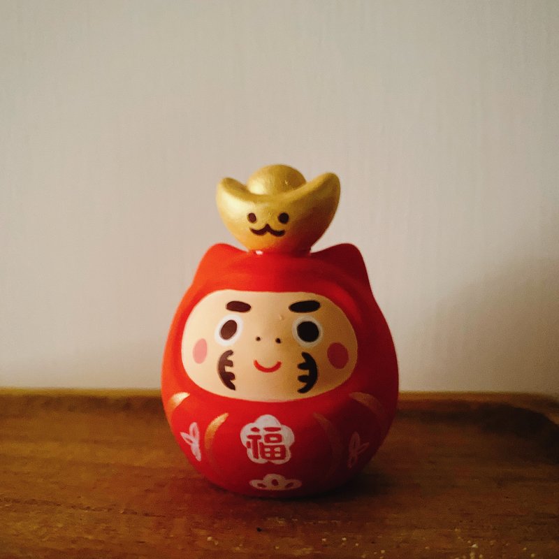 Incense Diffusing Stone| Origin Series | Hand-painted Ingot Lucky Cat Bodhidharma - น้ำหอม - วัสดุอื่นๆ 