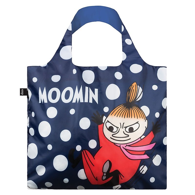 LOQI-Moomin Little Blue - กระเป๋าแมสเซนเจอร์ - พลาสติก สีน้ำเงิน