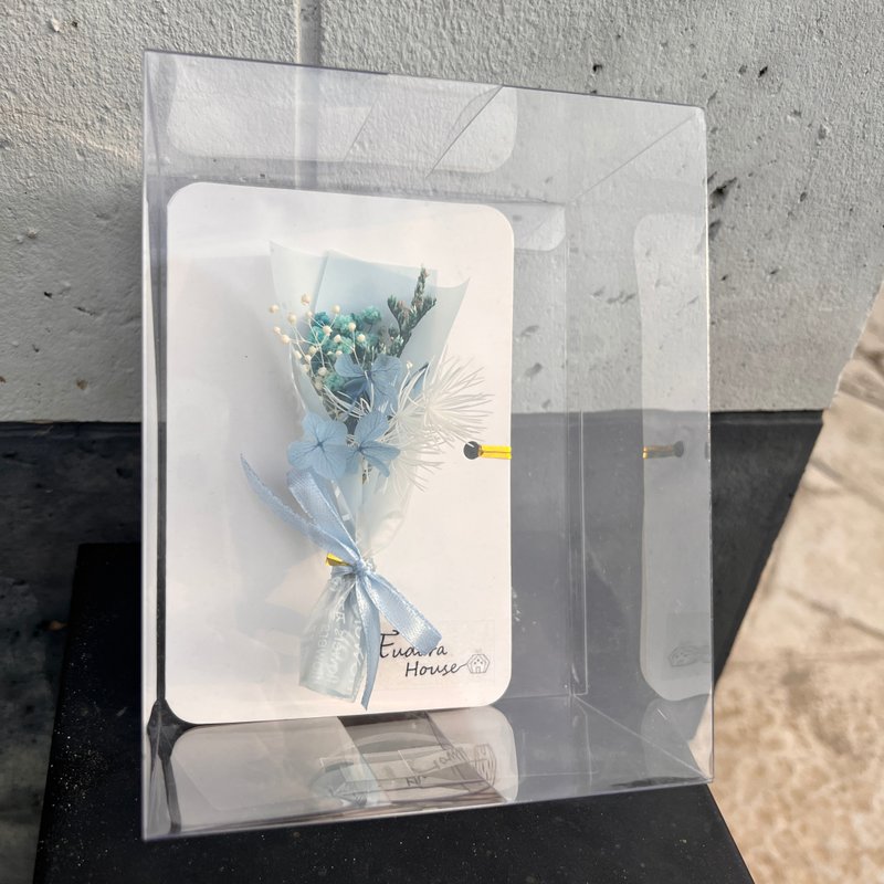 尤朵拉小屋 迷你花束卡片 畢業季、母親節 - 乾燥花/永生花 - 植物．花 