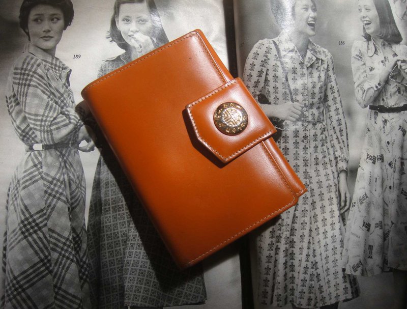 [Old Time OLD-TIME] Early second-hand old French brand women's medium-sized wallet - Wallets - Other Materials Multicolor