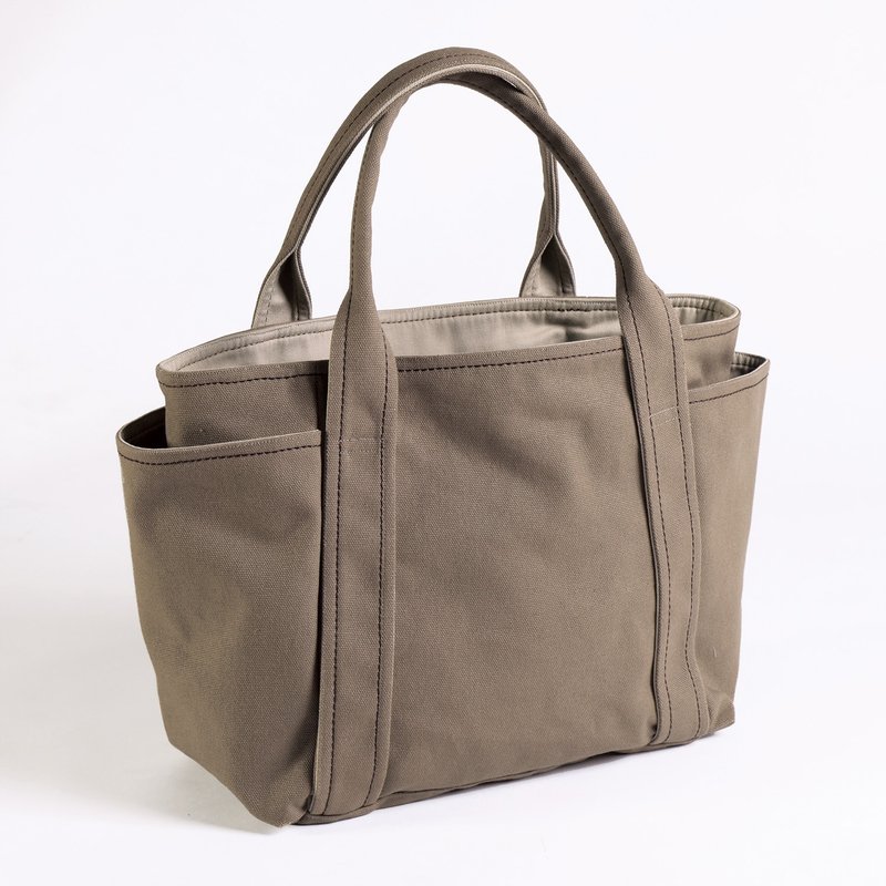 Drawstring/canvas universal tool bag - dark Khaki(medium size) - Messenger Bags & Sling Bags - Cotton & Hemp Khaki