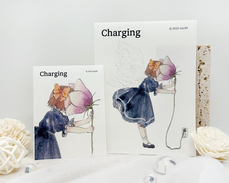Charging - 貼紙 - 紙 