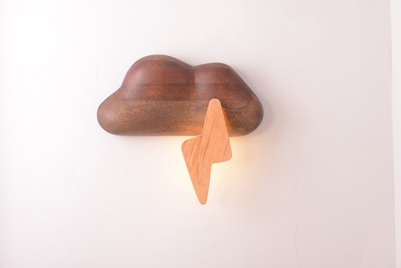 [even handmade limited works] Lightning DD/wall lamp - Items for Display - Wood Gold