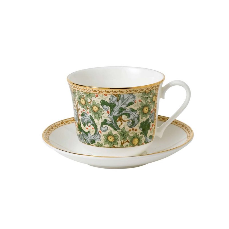 英國 RK | 經典Classic Collection 450ml金邊骨瓷早餐杯盤組果園 - 其他杯子 - 瓷 多色