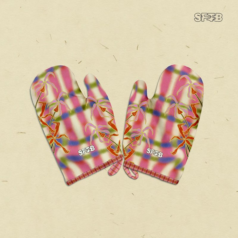 Mekar Oven Mittens - 手套 - 聚酯纖維 多色