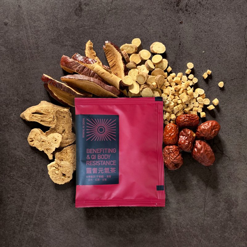 【補氣 精神】靈耆元氣茶 | 靈芝 黃耆 | 10入  送禮 漢方 養生 - 保健/養生 - 新鮮食材 