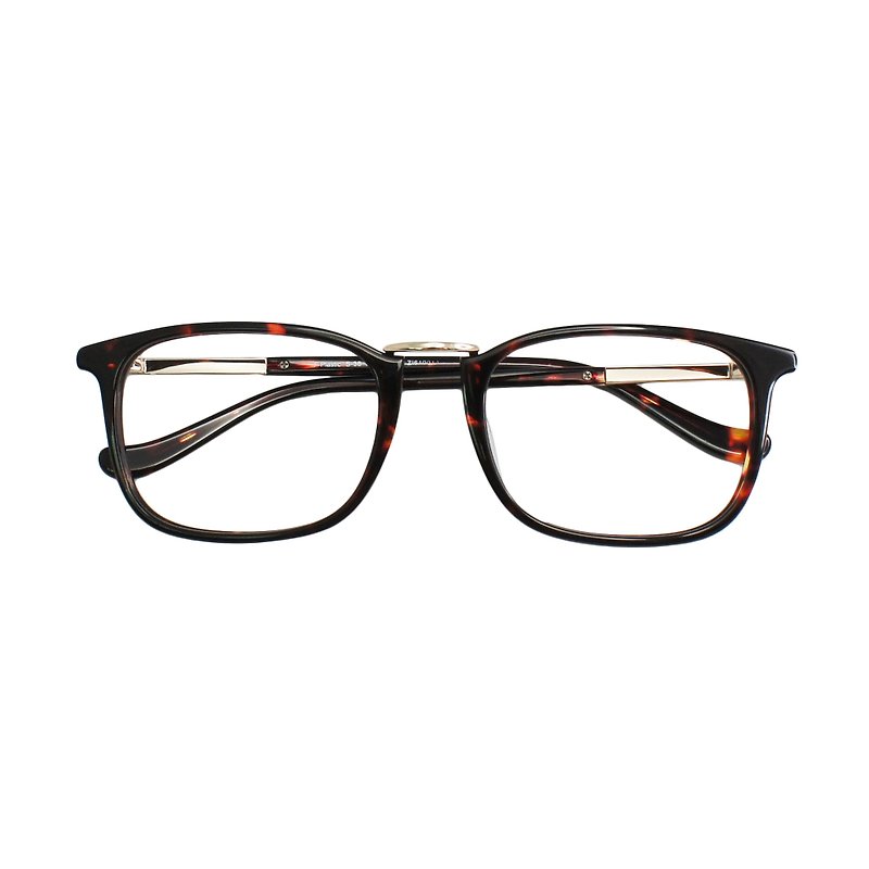 Handmade Acetate Thin and Light Eyewear Frame - กรอบแว่นตา - พลาสติก สีนำ้ตาล