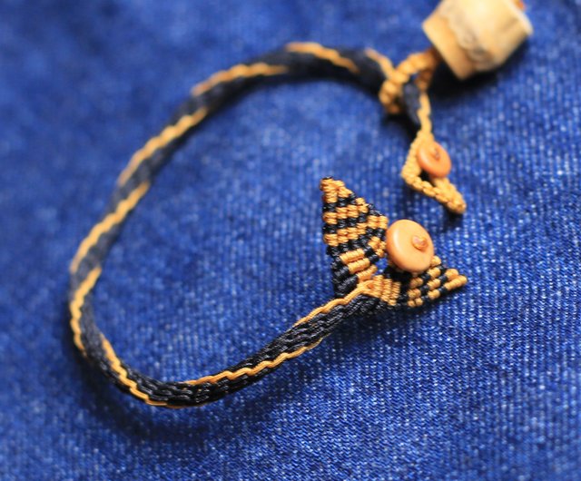 オリジナル竹ジュエリーシリーズ |羅漢竹根輪廻結びブレスレット