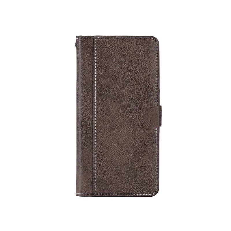 SW Apple iPhone Xs Max dedicated front storage side holster - brown (4716779660364 - Phone Cases - Genuine Leather Brown