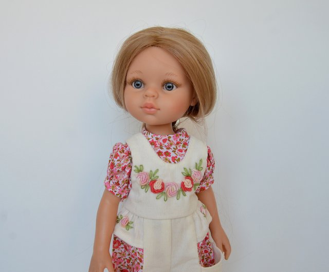 パオラ・レイナのドール服。人形用刺繍ジャンプスーツ - ショップ