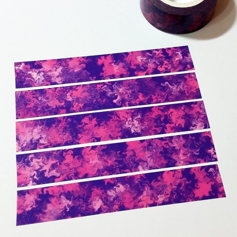 Masking Tape Purple Cheongsam - มาสกิ้งเทป - กระดาษ 