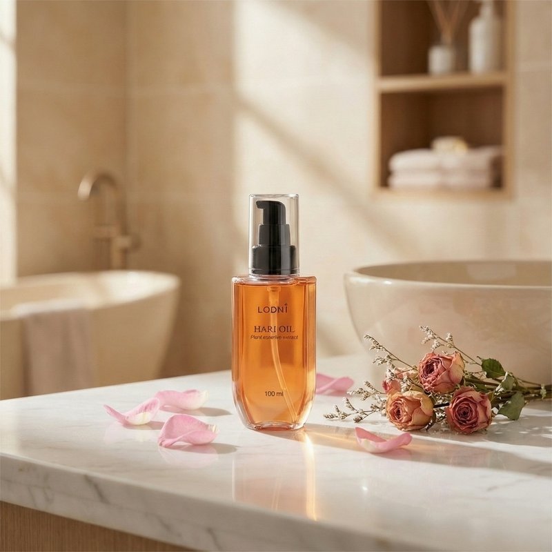 大馬士革玫瑰護髮油100ml(特別推薦染燙受損毛髮使用) - 護髮素 - 植物．花 粉紅色