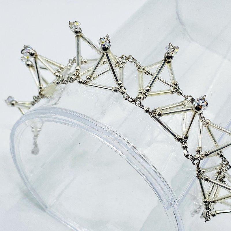 3D Thorn BRACELET(Silver) - Bracelets - Glass Silver
