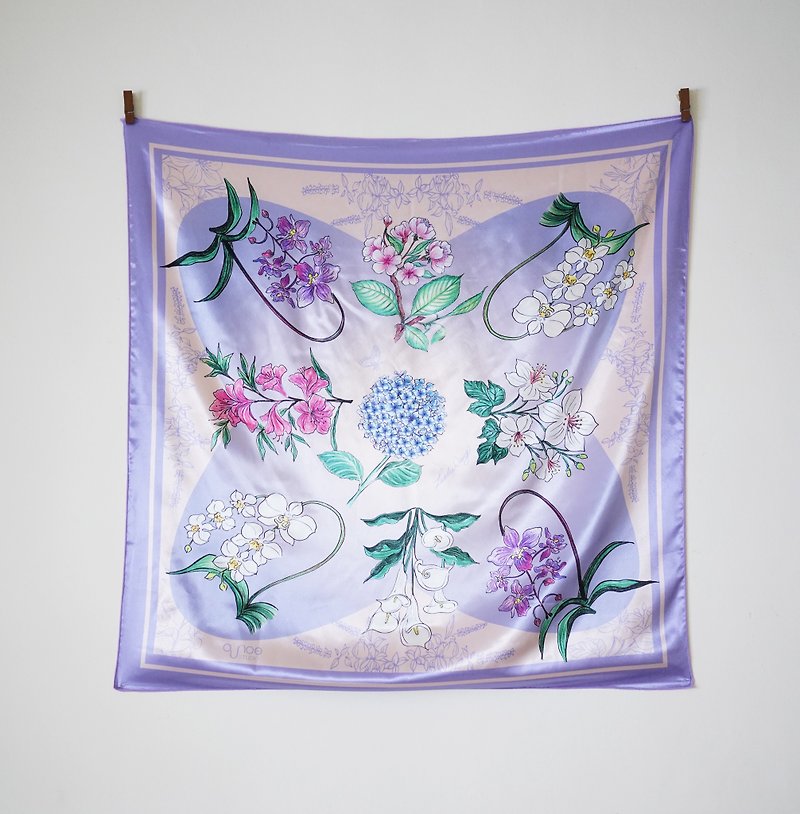 Taiwan flower season scarf - ผ้าพันคอ - วัสดุอื่นๆ 
