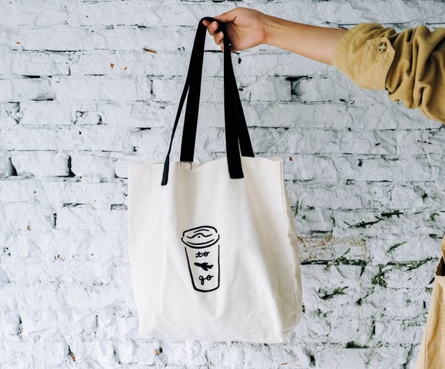 WHOSMiNG × コーヒー空少 TRAVEL & COFFEE トートバッグ - ショップ