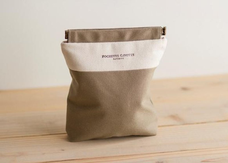 Pouch, Cosmetic pouch, Ditty bag  No.11 - Toiletry Bags & Pouches - Cotton & Hemp Khaki
