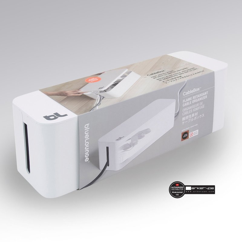 Bluelounge Cablebox 白色 阻燃物料製造 電線收納盒 - 捲線器/電線收納 - 塑膠 白色