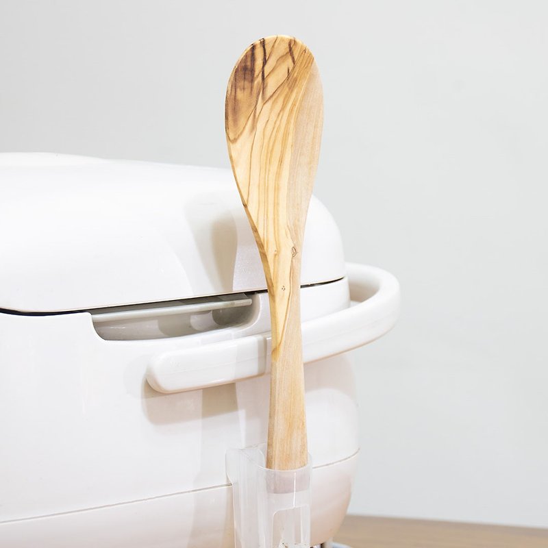 MAMAトラディショナルライススプーン-炊飯器用-オリーブウッドスプーン - 調理器具 - 木製 ブラウン