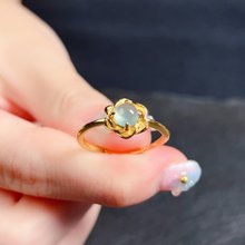 花びら蝶リングシルバー925 プラチナメッキ オリジナルデザイン