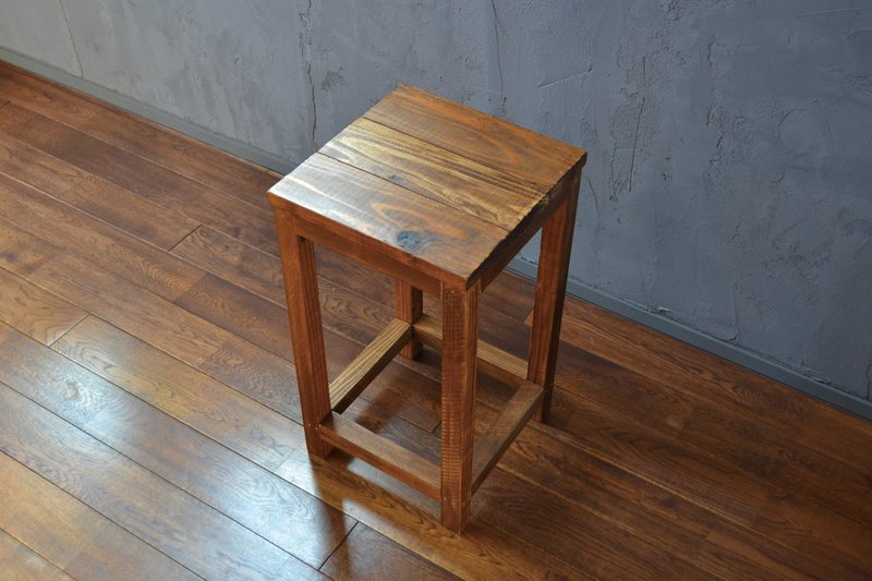 0310mito　木製スツール　ディスプレイスツール　アンティークスツール　アトリエスツール - 椅子/沙發 - 木頭 咖啡色