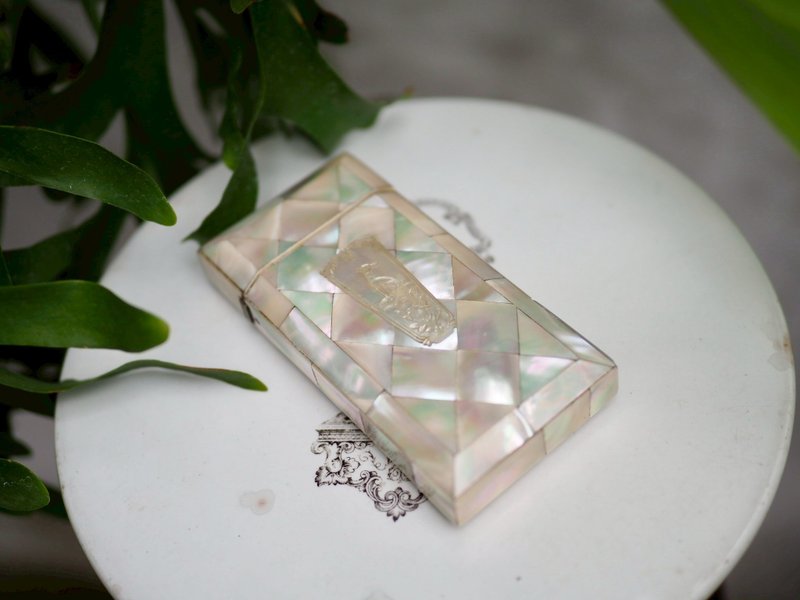 貝母鑲嵌雪茄盒 - 擺飾/家飾品 - 純銀 銀色