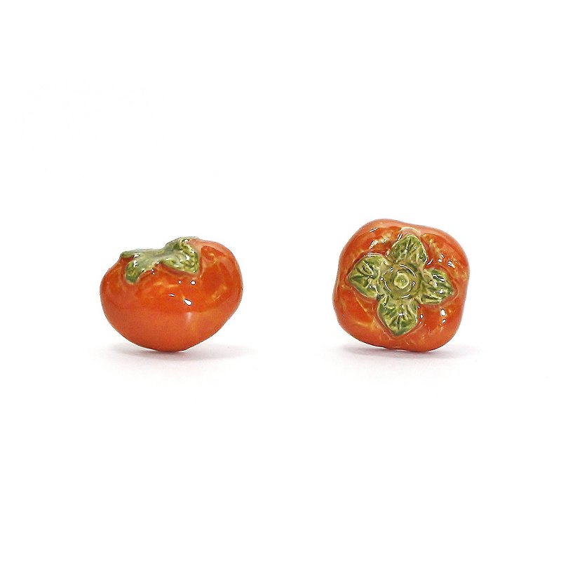Persimmon earrings PA 461 - Earrings & Clip-ons - Other Metals Orange