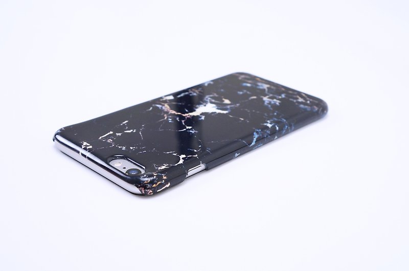【5.5吋】Onor iPhone 6S Plus/ i6S Plus 手機殼 保護殼 邊框 硬殼 防摔空壓殼『期間限定』極地大理石手機硬殼【暗潮黑】 - 手機殼/手機套 - 塑膠 黑色