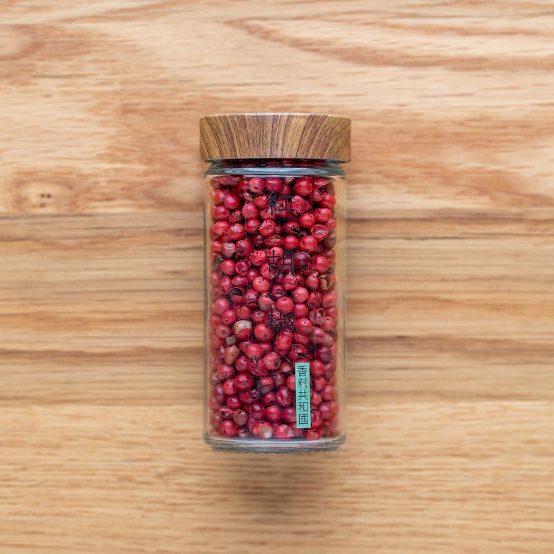 紅胡椒原粒 Red Pepper - 醬料/調味料 - 玻璃 紅色