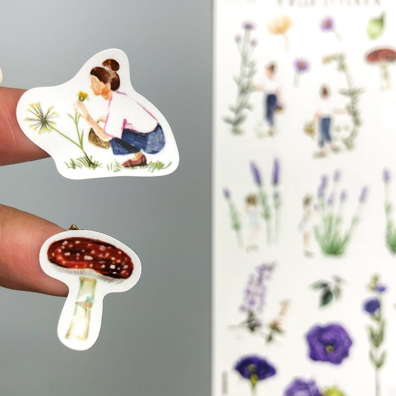 Sticker – Roadside flower - Stickers - Paper Multicolor