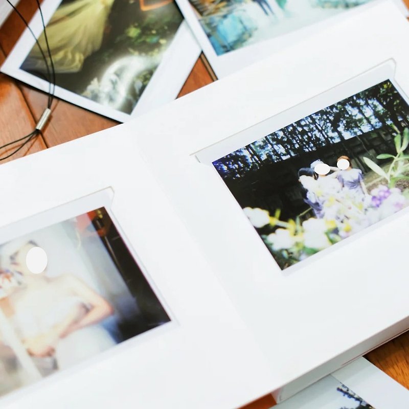 PaperTravelオリジナル純色金埋め込みカードスロットデザインwideチェキsqポラロイドアルバム - フォトアルバム - 紙 多色