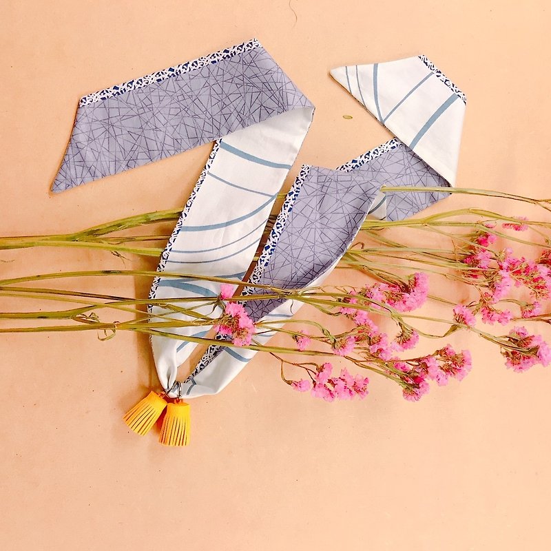 Tassel Necklace / After tomorrow - สร้อยคอ - ผ้าฝ้าย/ผ้าลินิน สีม่วง