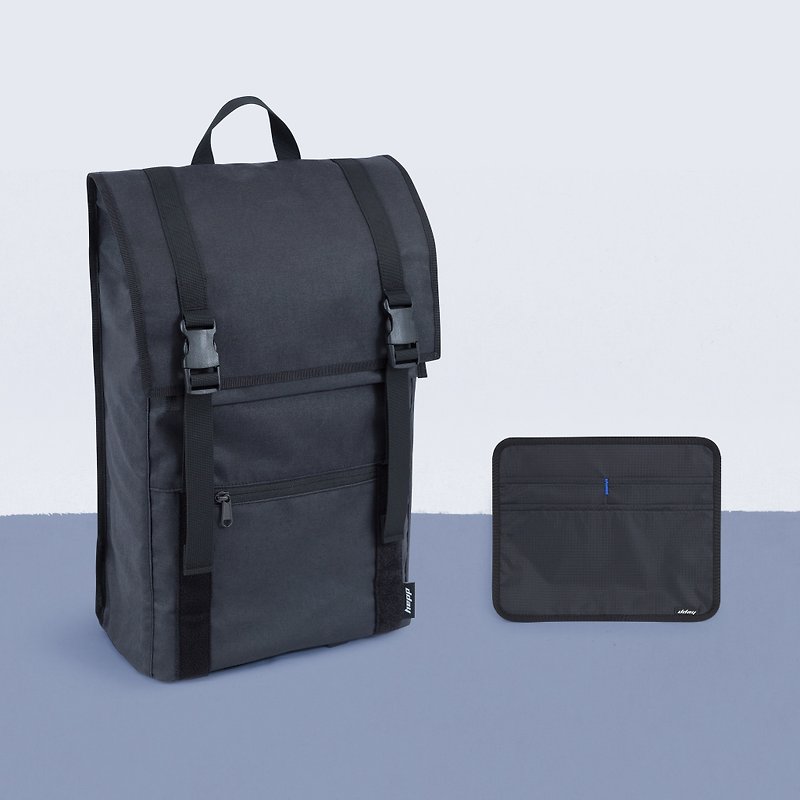 Activity Countdown D+3 Backpack Combination-Mine Black Grey 1 - Backpacks - Waterproof Material 