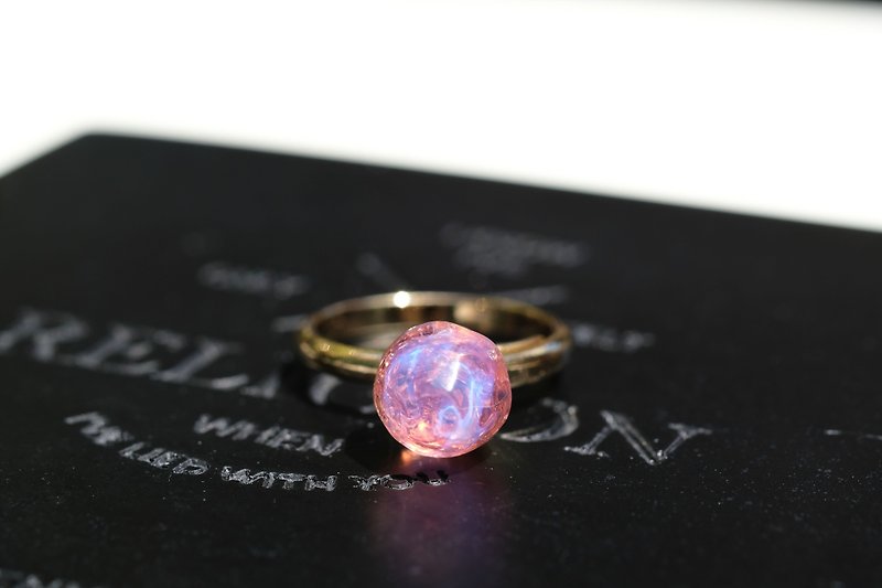 Crystal Bay (Ring: Pink) - General Rings - Glass Pink