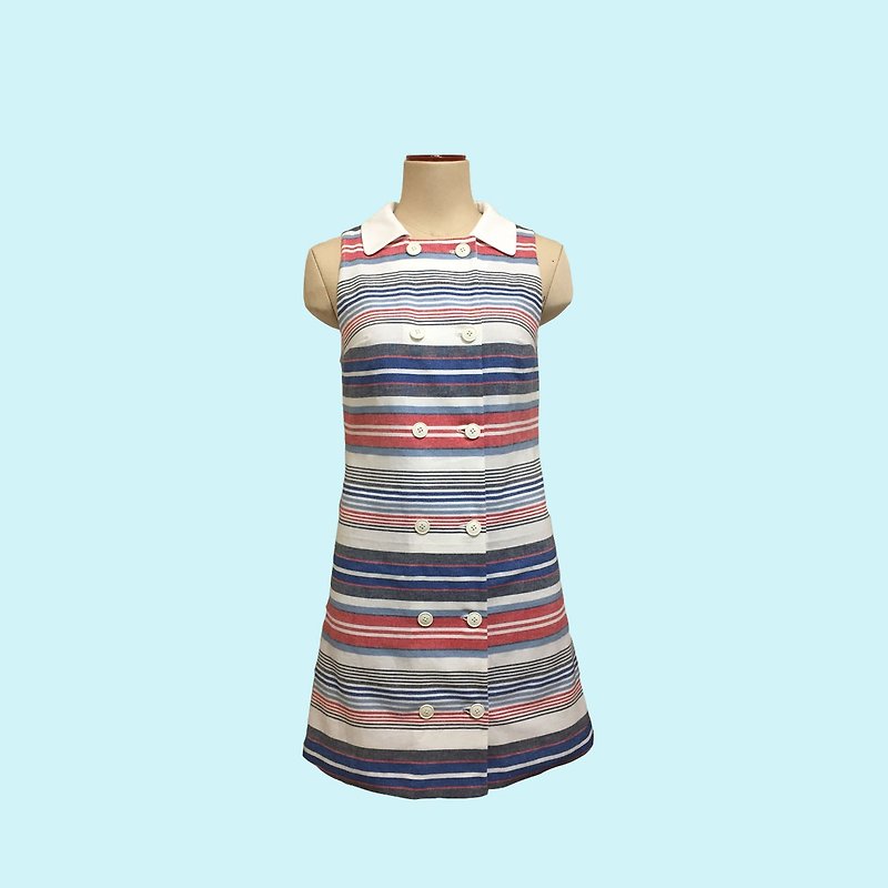 retro one-piece dress penelope - ชุดเดรส - ผ้าฝ้าย/ผ้าลินิน หลากหลายสี